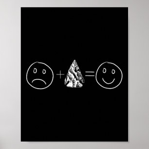 Arrowhead Jagen und Artifact Geschenk. Happy Arrow Poster