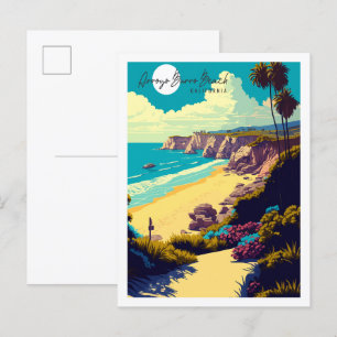 Arroyo Burro Beach California Reisebild Postkarte