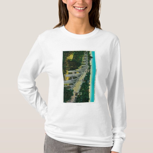 Arroyo Seco Brücke, Colorado-Straßen-Brücke T-Shirt (Vorderseite)