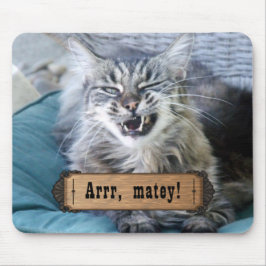 Arrr Matey! Katze Mousepad