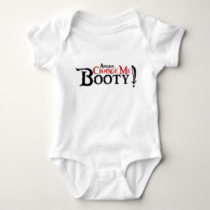 Arrrr… ändern mich Hintern Baby Strampler