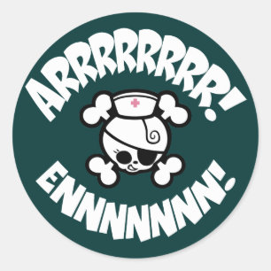ARRRRRR! ENNNNNN! RUNDER AUFKLEBER