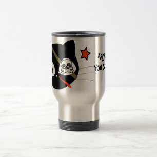 ARRST DU ERNST? Pirate Cat Aluminium Travel Mug Reisebecher