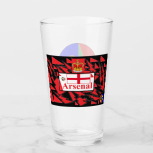 Arsenal 10 Trinkglas Glas