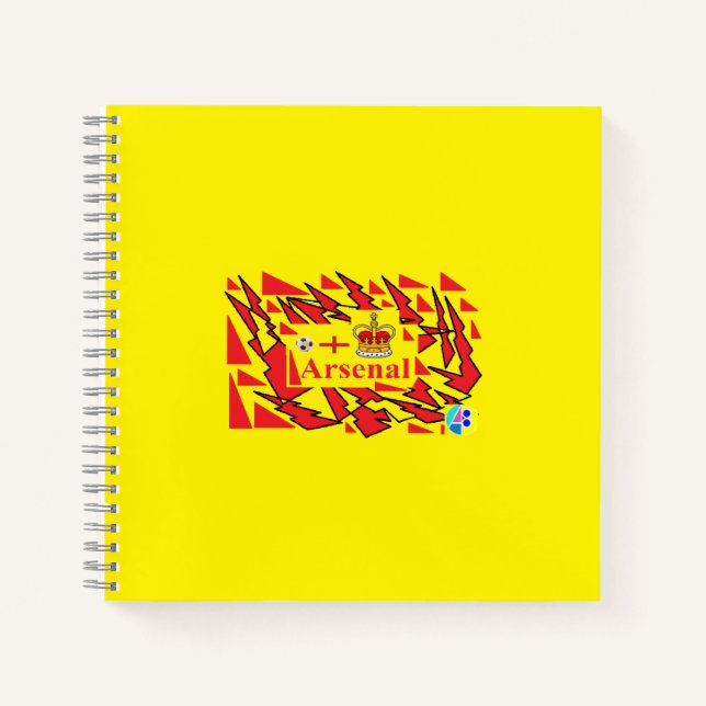 Arsenal 11 Spiralnotizblock Notizblock Notizbuch (Vorderseite)