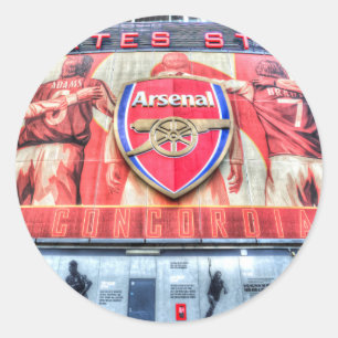 Arsenal-Emirates Stadium London Runder Aufkleber