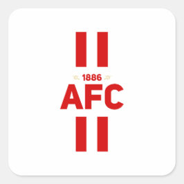 Arsenal Football Club Quadratischer Aufkleber