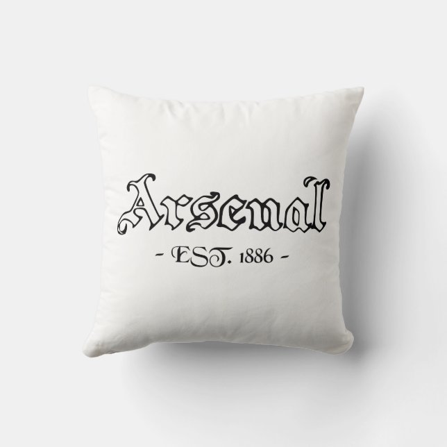 Arsenal Retro Kissen (Rückseite)