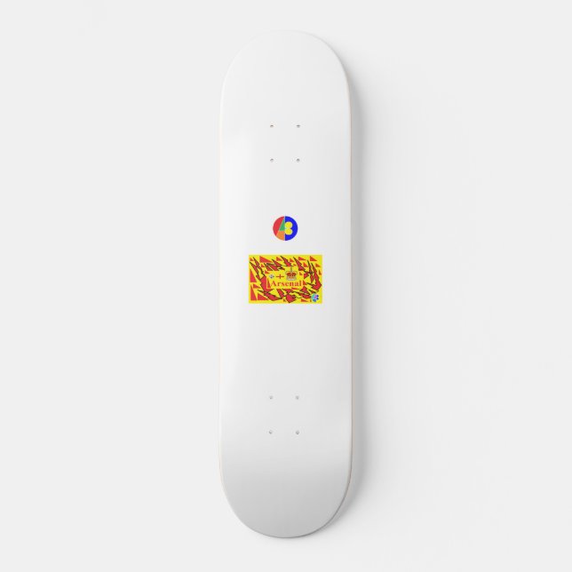 Arsenal Skateboard (Vorderseite)