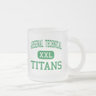 Arsenal-technisches - Titanen - hohes - Mattglastasse