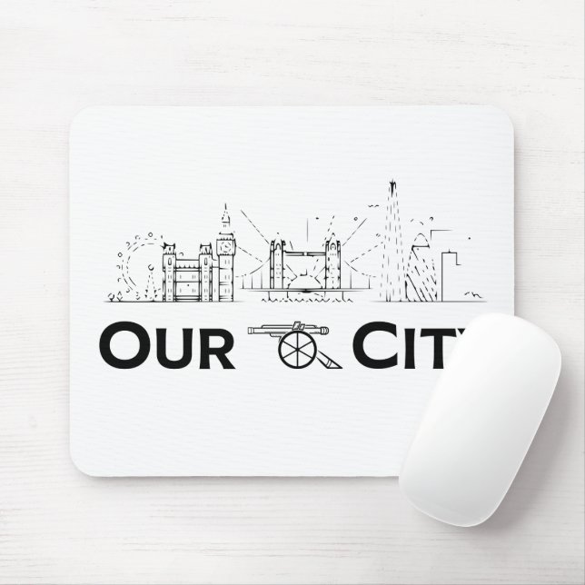 Arsenal Unsere Stadt  Mousepad (Mit Mouse)