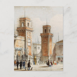 Arsenal von Venedig von Lorenzo Kirchmayr Postkarte