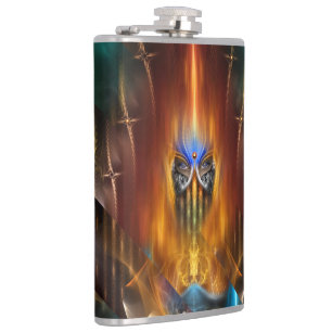 Arsencia Golden Goddess Razze Cut 8oz Vinyl Flask Flachmann