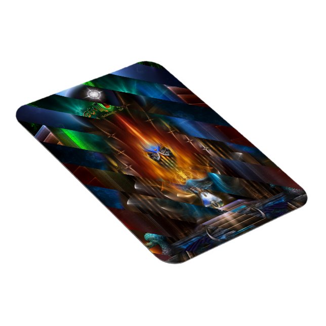 Arsencia Golden Goddess Razzia Cut Foto Magnet (Rechte Seite)