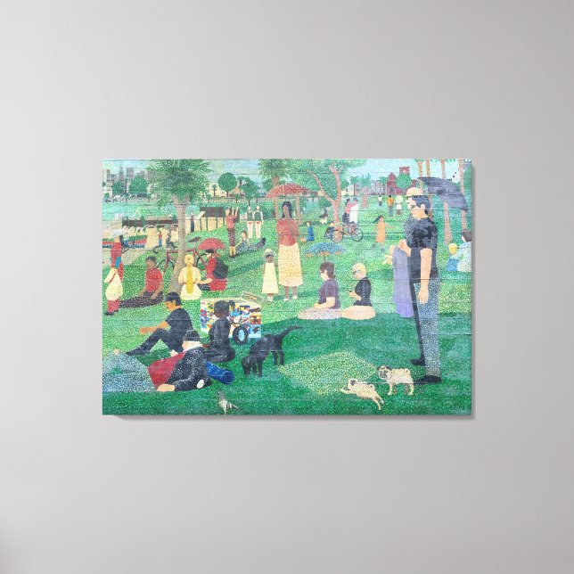 art2Celebrate: Ein Sonntagnachmittag im Dolores Pa Leinwanddruck (Vorderseite)