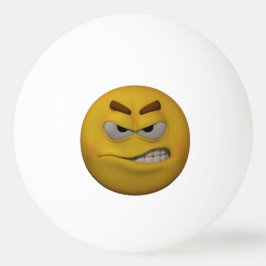 Art3d verärgerter Emoticon Tischtennisball