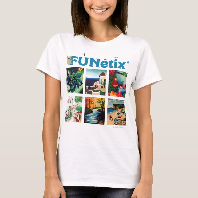 Art4Literacy, FUNetix, Paintings T-Shirt (Devant)