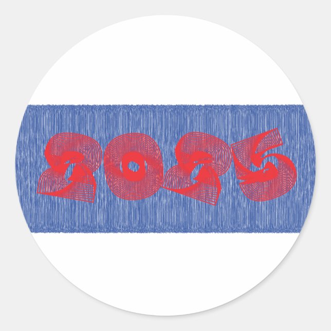 Art. 2025 runder aufkleber (Vorderseite)