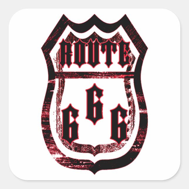 Art. 666 quadratischer aufkleber (Vorderseite)