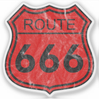 Art 666 (rot) aufkleber