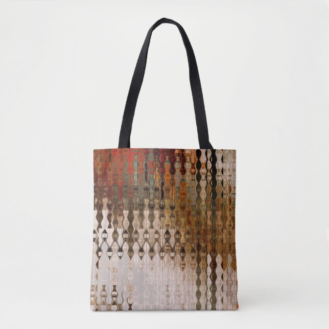 art abstract colorful geometric intersection backg tasche (Vorderseite)