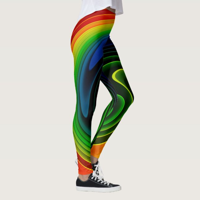 Art Abstrait 111 Leggings (Droite)
