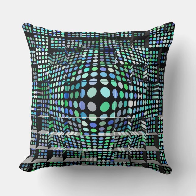 Art Abstrait 158 Coussin (Recto)