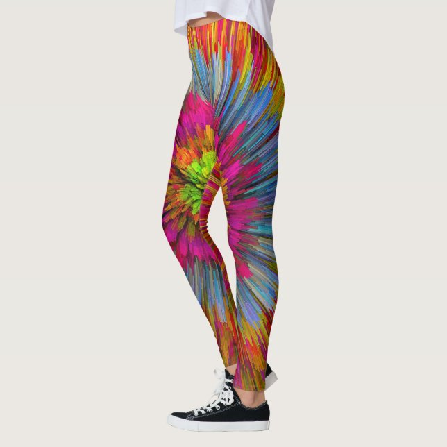 Art Abstrait 167 Leggings (Gauche)