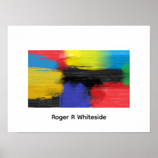 Art abstrait 4 impression par Roger R Whiteside