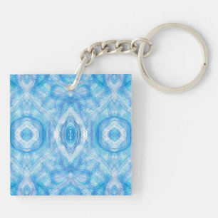 Art abstrait aquarelle bleu clair Foi