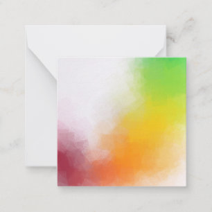 Art Abstrait Blanc Modèle Rouge Jaune orange