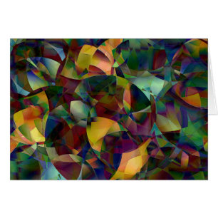 Art abstrait coloré et kaléidoscopique