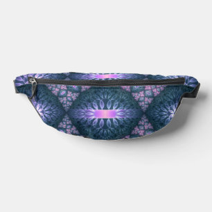 Art abstrait de fractale 3D motif bleu violet rose