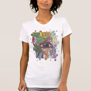 Art abstrait de T-shirt - musique dans mon esprit