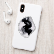 Art Abstrait noir et blanc :