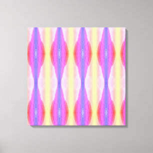 Art abstrait Pastel toile étirée Impression