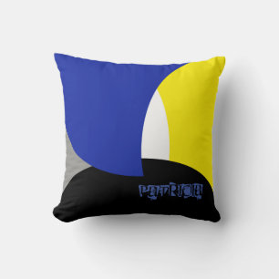 Art Abstrait Patricia Ajouter Votre Nom Coussin de