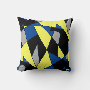 Art Abstrait Peinture D'Un Coussin Coussin Type