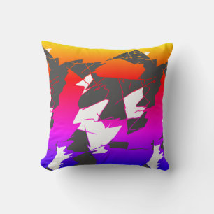 Art Abstrait Peinture D'Un Coussin Coussin Type