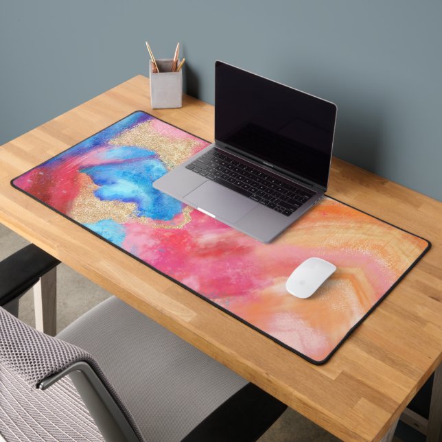 Art Abstrait SOFT AS STONE Desk Mat (Bureau 2)