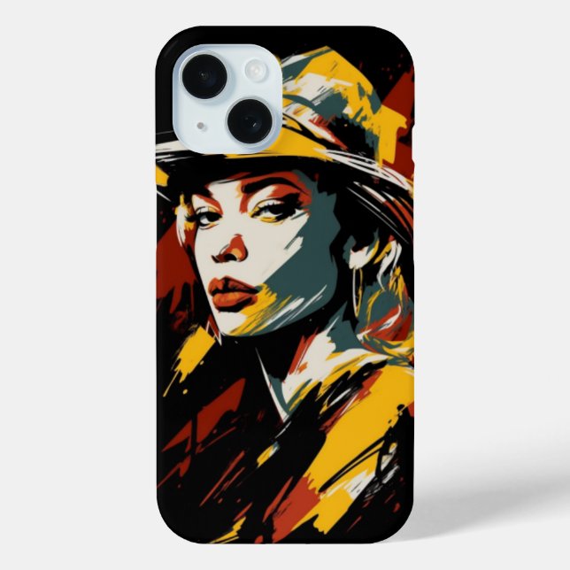 Art-Abstrait-Woman Case-Mate iPhone Hülle (Rückseite)