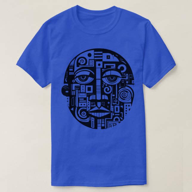 Art Abstrakt Face 3 T-Shirt (Design vorne)