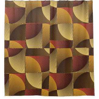 Art Abstrakt Geometric Textured Background Duschvorhang