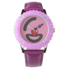 Art Abstrakt Kids Clown Armbanduhr