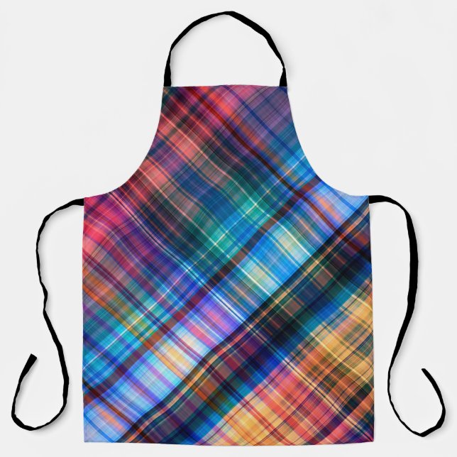 Art abstrakte geometrische Muster Regenbogen ba Schürze (Vorderseite)