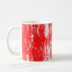 Art abstrakter Grunge Illustrierpinseleffekt Kaffeetasse