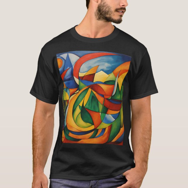 ART ABSTRAKTER T - SHIRT (Vorderseite)