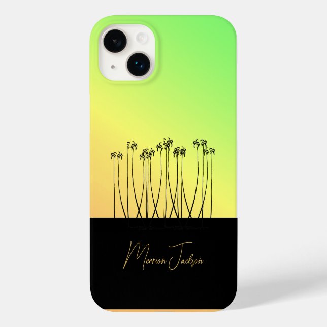 Art africain, Coque d'été tropical-Mate iPhone Cas (Verso)