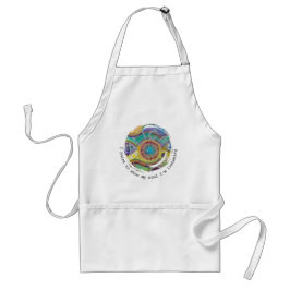 ART Apron with original art and quote Schürze