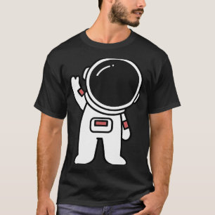 Art Astronaut in Space Artistic Gezeichnet Space A T-Shirt